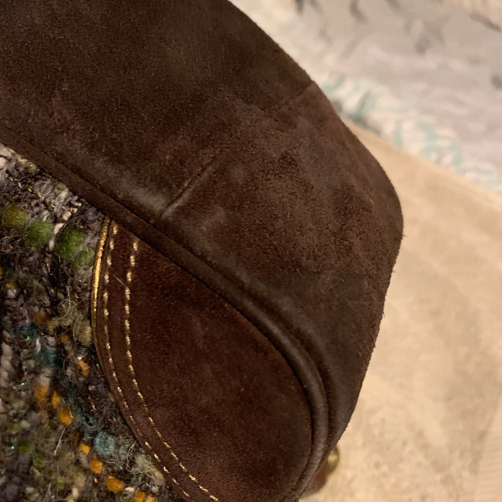 Coach Rare vintage  Chelsea purse w/wool tweed